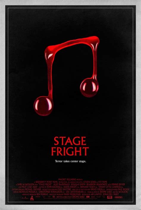 Stage Fright Movie Poster (#2 of 5) - IMP Awards