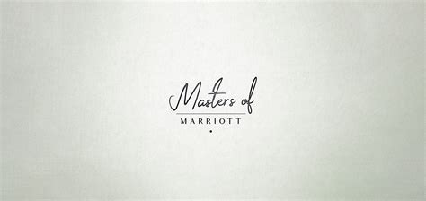 Logo Design | Marriott International on Behance