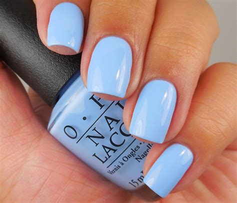 OPI: The I’s Have It ... a light blue creme nail shimmer polish from the OPI "Alice Through The ...