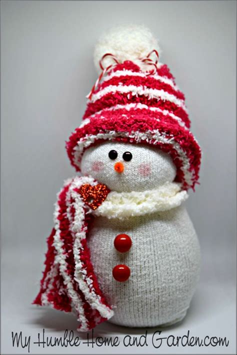 How To Make An Adorable Sock Snowman! - My Humble Home and Garden ...