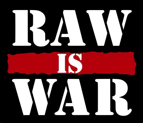 WWF Raw Is War (1997-2001) Logo (Swapped Colors) by DarkVoidPictures on DeviantArt