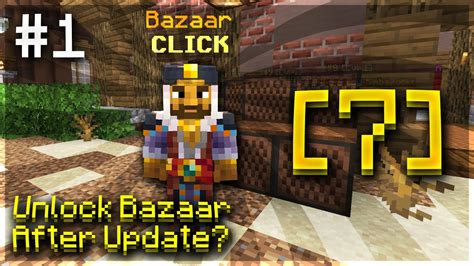 How to unlock the BAZAAR (New Profile Progression Guide/Series) - Hypixel Skyblock - YouTube