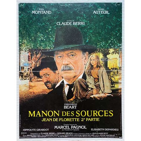 MANON OF THE SPRING French Linenbacked Movie Poster - 15x21 in. - 1986