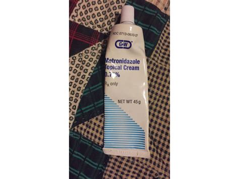 Metronidazole Topical Cream 0.75%, (RX) 45 Grams, G&W Laboratories, Inc. Ingredients and Reviews