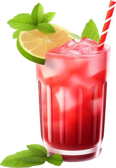 watermelon mojito cocktail png with AI generated. 30581317 PNG