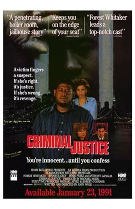 Criminal Justice Movie Poster (11 x 17) - Item # MOV210719 - Posterazzi