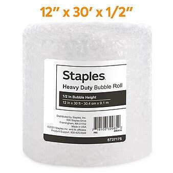 Staples Bubble Wrap & Rolls for Shipping | Staples