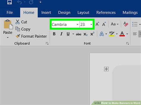 How to Make Banners in Word: 9 Steps (with Pictures) - wikiHow