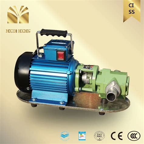 WCB 100 Cast Iron Portable Gear Oil Pump High Viscosity Liquid Transfer Pump Industrial Oil Pump ...