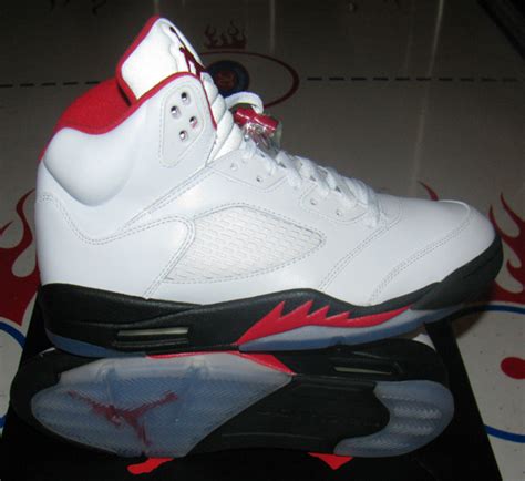 Air Jordan 5 Retro - White - Fire Red - Black - SneakerNews.com