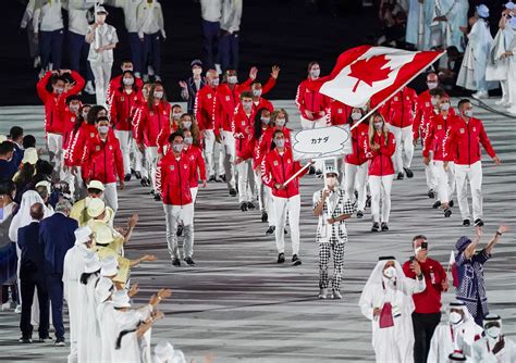 Team Canada steps out in Tokyo in uniforms by Hudson’s Bay