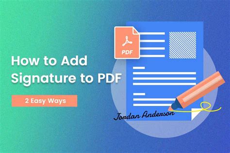 How to Add Signature to PDF (2 Easy Ways) | Fotor