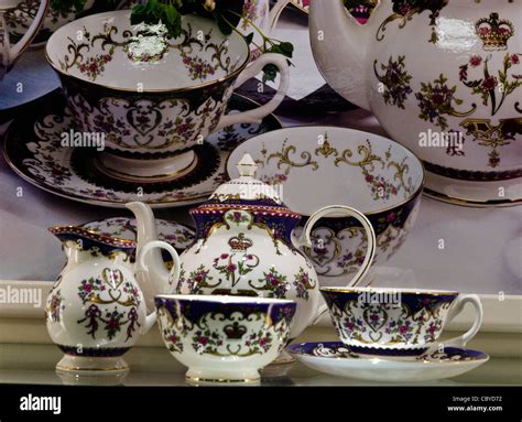 Royal souvenirs on sale at Queen's gift shop Buckingham Palace London ...