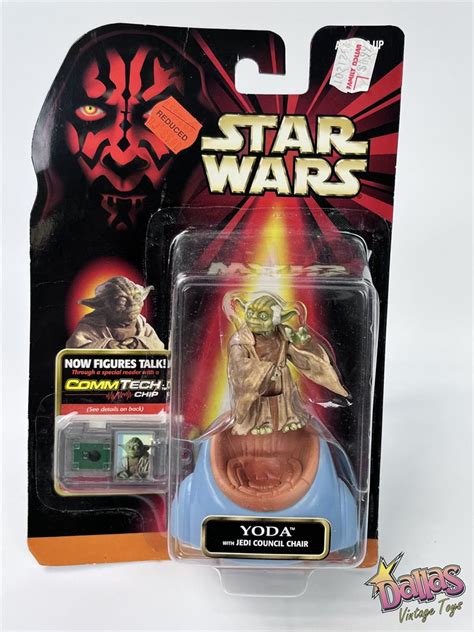 1998 Star Wars Episode 1 Yoda with Jedi Council Chair