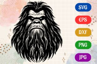 Bigfoot | Black and White Logo Vector Graphic by Creative Oasis · Creative Fabrica