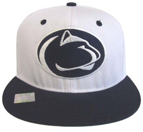 Penn State Lions NCAA Retro Snapback Cap Hat White Navy by Captivating ...