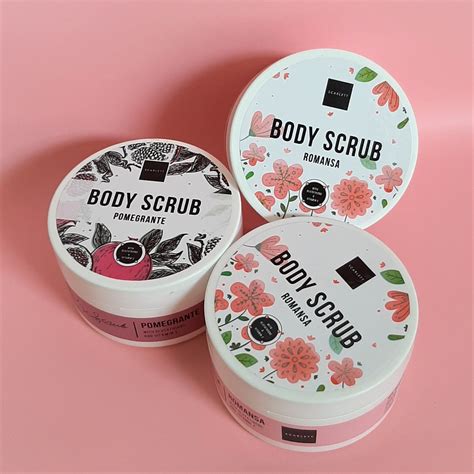 SCARLETT WHITENING BODY SCRUB (LULUR) BADAN ROMANSA POMEGRANATE ...