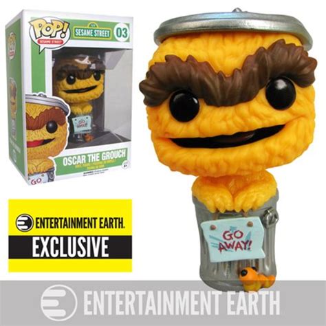 Sesame Street Oscar the Grouch Orange Debut Pop! Vinyl Figure ...