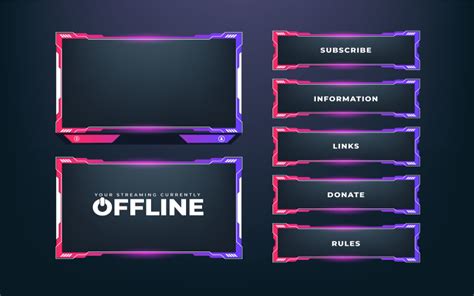 Futuristic gaming overlay template #287093 - TemplateMonster