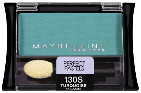 Maybelline New York Expert Wear Eyeshadow Singles, 130s Turquoise Glass ...