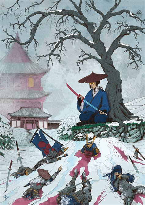 Blue eye samurai fan art by kilakoe on DeviantArt