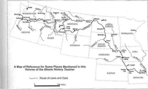 Lewis and clark corps of discovery map - detectivelikos