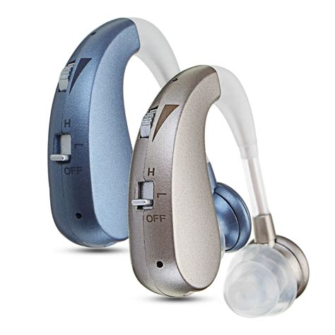 Rechargeable Hearing Aids Hearing Amplifier Noise Reduction Adaptive Feedback Cancellation ...