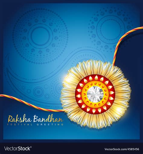 Raksha bandhan festival background Royalty Free Vector Image