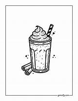 46 Delicious Milkshake Coloring Pages  Free PDF Printables sketch template