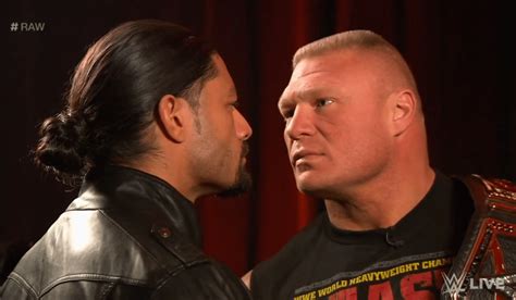 This Roman Reigns / Brock Lesnar Promo Is All You Need To See From Raw