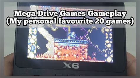 X6 Game Console | Mega Drive Games Gameplay - YouTube