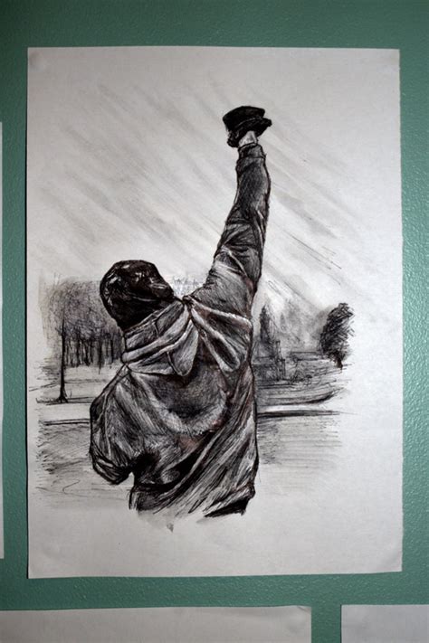 Customized pen drawing: Rocky Balboa | Etsy