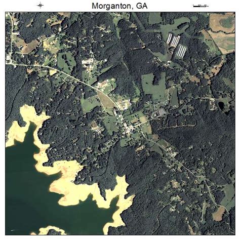 Aerial Photography Map of Morganton, GA Georgia