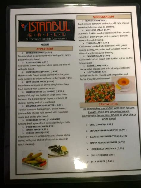 Istanbul Grill Menu, Menu untuk Istanbul Grill, Mobile, Mobile Bay - Urbanspoon/Zomato