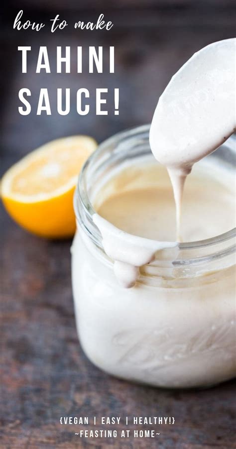 How to Make Tahini Sauce | Recipe | Tahini sauce, Tahini, Vegan recipes ...