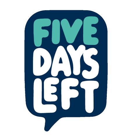 5 Days Countdown Sticker by Brunel University London for iOS & Android | GIPHY