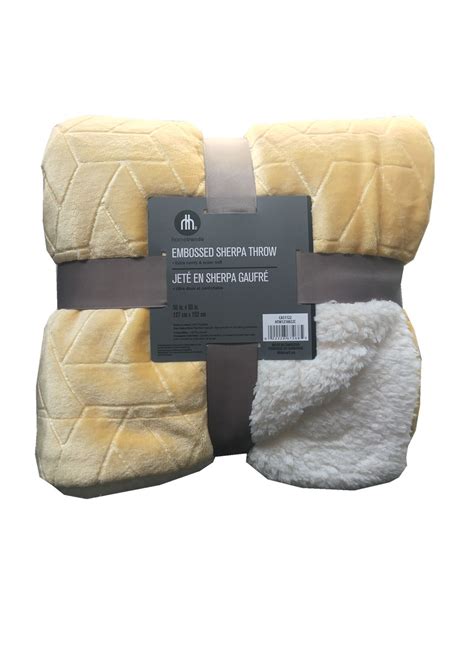 EMBOSSED SHERPA THROW | Walmart Canada