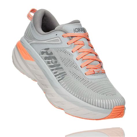 Hoka One One Women's Bondi 7 Grey | Laurie's Shoes