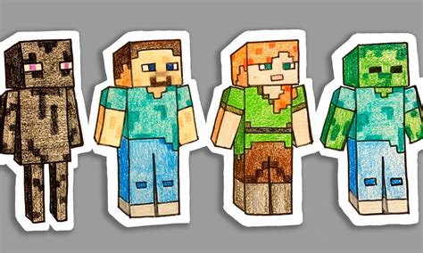 Learn How to Draw Minecraft Characters! | Small Online Class for Ages 6-11 | Outschool