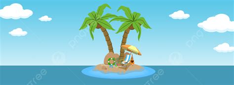 Cartoon Hawaii Poster Background Illustration, Cartoon, Cartoon ...