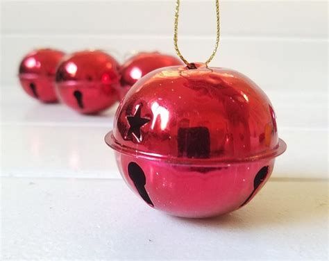 Red Jingle Small Bells Assorted Sizes 1/2 3/4 and 1 Inches 19 - Etsy