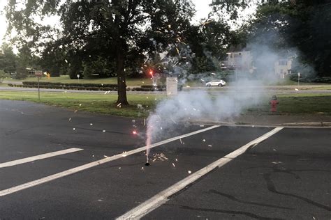 Fireworks in the parking lot / myLot