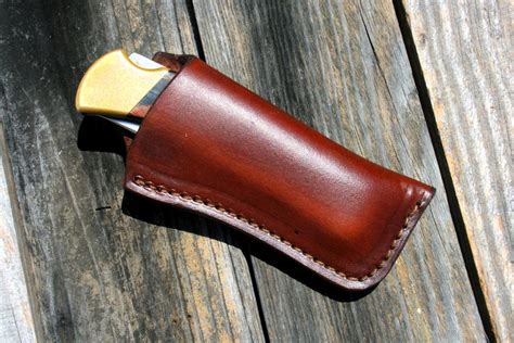 Leather Knife Sheath for Buck 110 or Similar Folding Knife A - Etsy