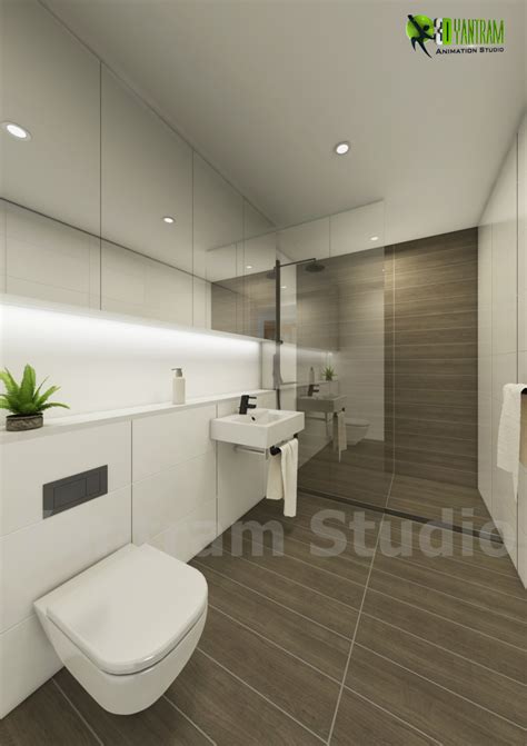 3D Interior Bathroom Design - Land8