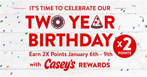 Happy Second Birthday to Casey's Rewards!