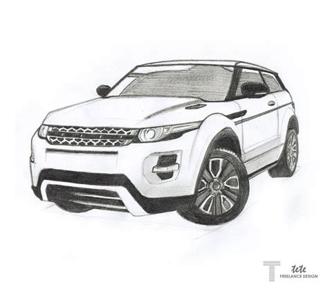 Range Rover Car Design Sketch