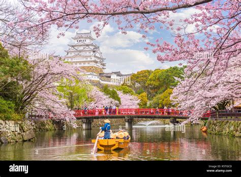 Himeji, Japan at Himeji Castle in spring season Stock Photo - Alamy