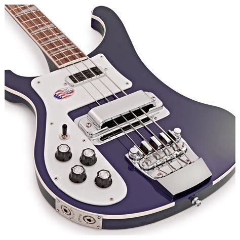 Rickenbacker 4003L Left Handed Bass Guitar, Midnight Blue at Gear4music