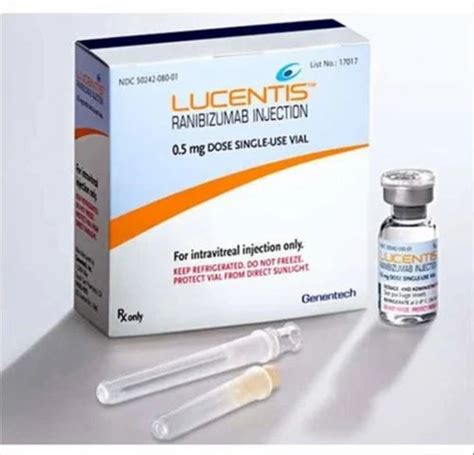 Lucentis Ranibizumab Injection at Rs 43000/vial in Chandigarh | ID ...