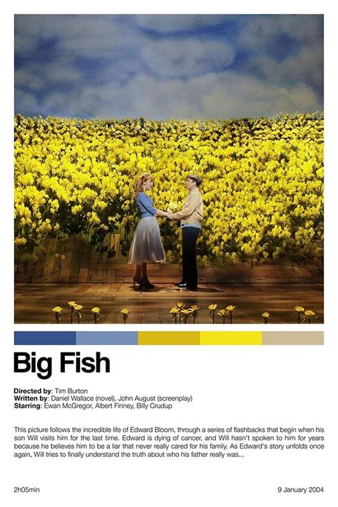 Big Fish Movie Poster Print Poster Digital Art by Joshua Williams ...